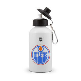 Бутылка спортивная с принтом Edmonton Oilers-Khabibulin 35 в Новосибирске, металл | емкость — 500 мл, в комплекте две пластиковые крышки и карабин для крепления | edmonton oilers | edmonton oilers khabibulin 35национальная лига | nhl | нхл | хокей | хоккей | хоккейный клуб | эмонтон ойлерс