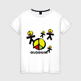 Женская футболка хлопок с принтом Olodum(1) в Новосибирске, 100% хлопок | прямой крой, круглый вырез горловины, длина до линии бедер, слегка спущенное плечо | бразилия