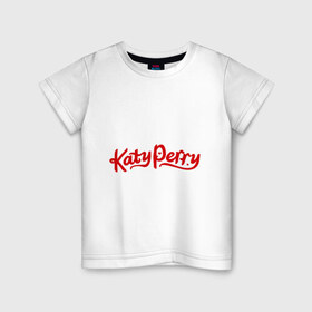 Детская футболка хлопок с принтом Katy Perry в Новосибирске, 100% хлопок | круглый вырез горловины, полуприлегающий силуэт, длина до линии бедер | katy perry | знаменитости | кети пери | кетью перри | поп музыка
