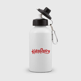 Бутылка спортивная с принтом Katy Perry в Новосибирске, металл | емкость — 500 мл, в комплекте две пластиковые крышки и карабин для крепления | katy perry | знаменитости | кети пери | кетью перри | поп музыка