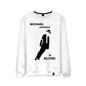Мужской свитшот хлопок с принтом Майкл Джексон жив! в Новосибирске, 100% хлопок |  | майкл джексон