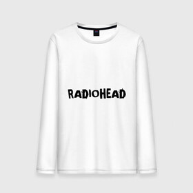 Мужской лонгслив хлопок с принтом Radiohead (4) в Новосибирске, 100% хлопок |  | 