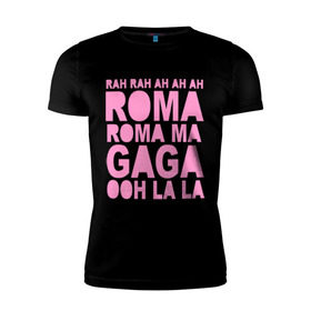 Мужская футболка премиум с принтом Lady Gaga (4) в Новосибирске, 92% хлопок, 8% лайкра | приталенный силуэт, круглый вырез ворота, длина до линии бедра, короткий рукав | lady gaga | pop | леди гага | лэди гага | певицы | поп