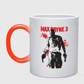 Кружка хамелеон с принтом Max Payne (3) в Новосибирске, керамика | меняет цвет при нагревании, емкость 330 мл | Тематика изображения на принте: max | max payne | payne | макс | макс пейн | пейн