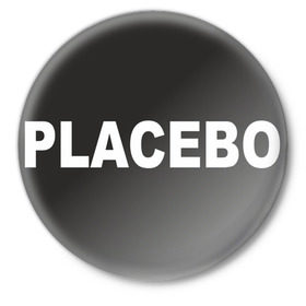 Значок с принтом Placebo в Новосибирске,  металл | круглая форма, металлическая застежка в виде булавки | 