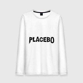 Мужской лонгслив хлопок с принтом Placebo в Новосибирске, 100% хлопок |  | Тематика изображения на принте: 