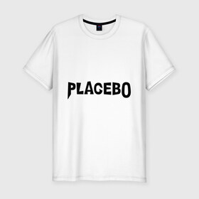 Мужская футболка премиум с принтом Placebo в Новосибирске, 92% хлопок, 8% лайкра | приталенный силуэт, круглый вырез ворота, длина до линии бедра, короткий рукав | Тематика изображения на принте: 
