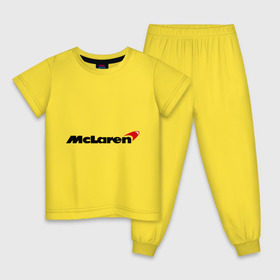 Детская пижама хлопок с принтом McLaren (МакЛарен) в Новосибирске, 100% хлопок |  брюки и футболка прямого кроя, без карманов, на брюках мягкая резинка на поясе и по низу штанин
 | auto | mclaren | авто | автобренды | автомобили | макларен | машины | тачки | тюнинг