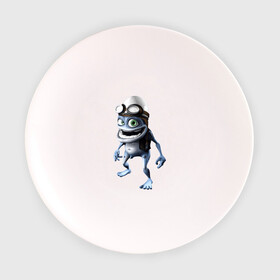 Тарелка с принтом Crazy frog в Новосибирске, фарфор | диаметр - 210 мм
диаметр для нанесения принта - 120 мм | Тематика изображения на принте: crazy frog | крейзи фрог | крэйзи фрог | лягушка
