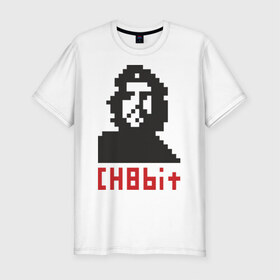 Мужская футболка премиум с принтом 8 bit Чегевара в Новосибирске, 92% хлопок, 8% лайкра | приталенный силуэт, круглый вырез ворота, длина до линии бедра, короткий рукав | че гевара