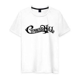 Мужская футболка хлопок с принтом Cypress Hill в Новосибирске, 100% хлопок | прямой крой, круглый вырез горловины, длина до линии бедер, слегка спущенное плечо. | gangsta | gansta | hip | hip hop | hop | rap | рэп | рэпчина | хип | хип хоп | хипхоп | хоп