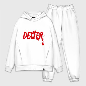 Мужской костюм хлопок OVERSIZE с принтом Dexter   Декстер в Новосибирске,  |  | dexter | декстер | кровь | сериал