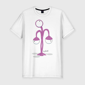 Мужская футболка премиум с принтом Пришелец - Ebb в Новосибирске, 92% хлопок, 8% лайкра | приталенный силуэт, круглый вырез ворота, длина до линии бедра, короткий рукав | инопланетянин | летающая тарелка | монстр | нло | пришелец | пришельцы | чудище