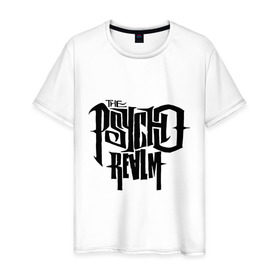 Мужская футболка хлопок с принтом The Psycho Realm в Новосибирске, 100% хлопок | прямой крой, круглый вырез горловины, длина до линии бедер, слегка спущенное плечо. | gangsta | gansta | hip | hip hop | hop | rap | реп | рэп | рэпчина | хип | хип хоп | хоп