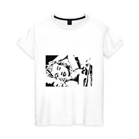 Женская футболка хлопок с принтом Marilyn Monroe в Новосибирске, 100% хлопок | прямой крой, круглый вырез горловины, длина до линии бедер, слегка спущенное плечо | hollywood | marilyn monroe | актриса | голливуд | мерлин монро | монро | певица