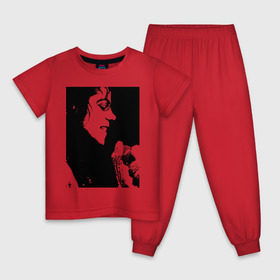Детская пижама хлопок с принтом Michael Jackson (14) в Новосибирске, 100% хлопок |  брюки и футболка прямого кроя, без карманов, на брюках мягкая резинка на поясе и по низу штанин
 | Тематика изображения на принте: michael jackson | pop | король | легенда | майкл джексон | майкл джексонпортрет | поп