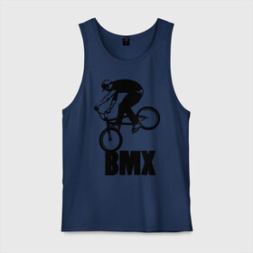 Мужская майка хлопок с принтом BMX 3 в Новосибирске, 100% хлопок |  | bmx | free style | бмэкс | велик | вело | велосипедист | фристайл | экстрим | экстримальный