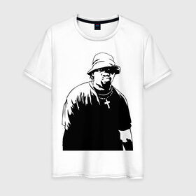 Мужская футболка хлопок с принтом Nigga в Новосибирске, 100% хлопок | прямой крой, круглый вырез горловины, длина до линии бедер, слегка спущенное плечо. | gangsta | gansta | hip | hip hop | hop | rap | реп | рэп | рэпчина | хип | хип хоп | хоп
