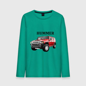 Мужской лонгслив хлопок с принтом Hummer (2) в Новосибирске, 100% хлопок |  | auto | humer | hummer | авто | автомобильные | машины | тачки | тюнинг | хамер | хаммер
