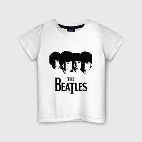 Детская футболка хлопок с принтом The Beatles в Новосибирске, 100% хлопок | круглый вырез горловины, полуприлегающий силуэт, длина до линии бедер | 60s | 60е | beatles | rock | битлз | битлы | леннон | ленон | макартни | музыка | ретро | рок