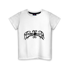 Детская футболка хлопок с принтом Moonsorrow (2) в Новосибирске, 100% хлопок | круглый вырез горловины, полуприлегающий силуэт, длина до линии бедер | black metal bandrock | moonsorrow | рок