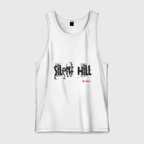 Мужская майка хлопок с принтом Sillent Hill в Новосибирске, 100% хлопок |  | silent hill | сайлент хил | сайлент хилл | ужастики | ужасы