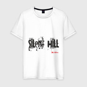 Мужская футболка хлопок с принтом Sillent Hill в Новосибирске, 100% хлопок | прямой крой, круглый вырез горловины, длина до линии бедер, слегка спущенное плечо. | silent hill | сайлент хил | сайлент хилл | ужастики | ужасы