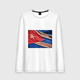 Мужской лонгслив хлопок с принтом Куба флаг олд в Новосибирске, 100% хлопок |  | Тематика изображения на принте: cuba | куба | куба афиша | куба олд | кубинский флаг | олд | республика куба | флаг | флаг куба олд | флаг кубы | флаг олд | флаги