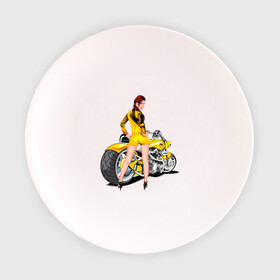 Тарелка с принтом The excellent bike & sexy girl (2) в Новосибирске, фарфор | диаметр - 210 мм
диаметр для нанесения принта - 120 мм | Тематика изображения на принте: байк | девушка | для байкеров | красивая девушка | мото | мотоцикл | супер мотоцикл | супермотоцикл