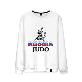 Мужской свитшот хлопок с принтом Russia judo в Новосибирске, 100% хлопок |  | дзюдо