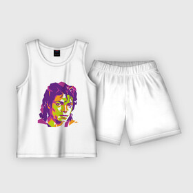 Детская пижама с шортами хлопок с принтом Michael Jackson полноцвет в Новосибирске,  |  | jackson | michael | michael jackson | pop | джексон | знаменитость | майкл | майкл джексон | певец | поп | портрет
