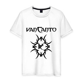 Мужская футболка хлопок с принтом Van Canto в Новосибирске, 100% хлопок | прямой крой, круглый вырез горловины, длина до линии бедер, слегка спущенное плечо. | metal | van canto | группы | метал | музыка | рок группа | рок группы