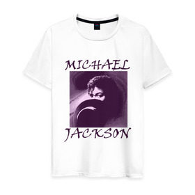 Мужская футболка хлопок с принтом Michael Jackson с шляпой в Новосибирске, 100% хлопок | прямой крой, круглый вырез горловины, длина до линии бедер, слегка спущенное плечо. | Тематика изображения на принте: mj | исполнитель | майкл джексон | музыка | певец | поп музыка