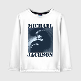 Детский лонгслив хлопок с принтом Michael Jackson с шляпой (2) в Новосибирске, 100% хлопок | круглый вырез горловины, полуприлегающий силуэт, длина до линии бедер | Тематика изображения на принте: mj | в шляпе | исполнитель | майкл джексон | музыка | певец | поп музыка | шляпа