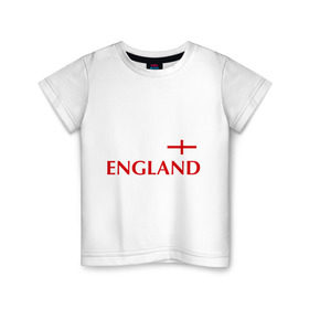 Детская футболка хлопок с принтом Сборная Англии - Стивен Джеррард 4 в Новосибирске, 100% хлопок | круглый вырез горловины, полуприлегающий силуэт, длина до линии бедер | англия | сборная англии | стивен джеррард | флаг англии | футбол