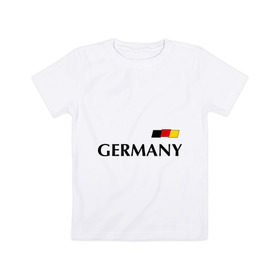 Детская футболка хлопок с принтом Сборная Германии - 7 в Новосибирске, 100% хлопок | круглый вырез горловины, полуприлегающий силуэт, длина до линии бедер | football | германия | сборная германии | футбол | швайнштайгер