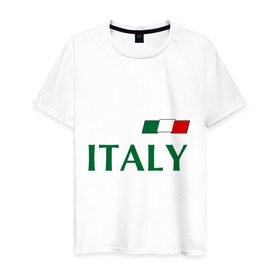 Мужская футболка хлопок с принтом Сборная Италии - 10 в Новосибирске, 100% хлопок | прямой крой, круглый вырез горловины, длина до линии бедер, слегка спущенное плечо. | football | италия | сборная италии