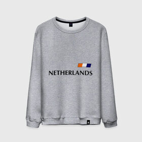 Мужской свитшот хлопок с принтом Нидерланды - Уэсли Снейдер 10 (Snaijder) в Новосибирске, 100% хлопок |  | football | голландия | нидерланды | сборная нидерланд | снейдер