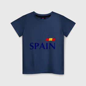 Детская футболка хлопок с принтом Сборная Испании - 9 в Новосибирске, 100% хлопок | круглый вырез горловины, полуприлегающий силуэт, длина до линии бедер | football евро 2016 euro2016 euro 2016 | евро 2012 | испания | сборная испании
