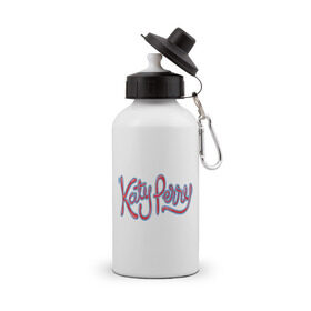 Бутылка спортивная с принтом Katy Perry полноцвет в Новосибирске, металл | емкость — 500 мл, в комплекте две пластиковые крышки и карабин для крепления | katy | katy perry полноцвет | perry | кети | кети пери | музыка | поп музыка и rb