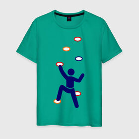 Мужская футболка хлопок с принтом Скалолаз на тренеровке в Новосибирске, 100% хлопок | прямой крой, круглый вырез горловины, длина до линии бедер, слегка спущенное плечо. | climb | альпинизм | альпинисты | горы | путь | скалодром | скалолазанье | скалолазы | спорт