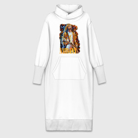 Платье удлиненное хлопок с принтом Nirvana Kurt Cobain в Новосибирске,  |  | kurt cobain | nirvana | курт кобейн | нирвана