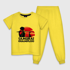Детская пижама хлопок с принтом Самурай Champloo закат в Новосибирске, 100% хлопок |  брюки и футболка прямого кроя, без карманов, на брюках мягкая резинка на поясе и по низу штанин
 | Тематика изображения на принте: anime | samurai champloo | аниме | анимэ | самурай чамплу