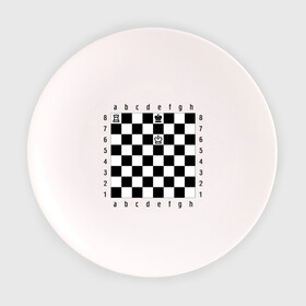 Тарелка с принтом Комбинация шах и мат в Новосибирске, фарфор | диаметр - 210 мм
диаметр для нанесения принта - 120 мм | checkmate | мат | шах | шах и мат | шахматист | шахматная доска | шахматы