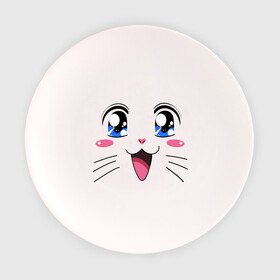 Тарелка 3D с принтом Японская кошечка в Новосибирске, фарфор | диаметр - 210 мм
диаметр для нанесения принта - 120 мм | аниме | глаза | глазки | девушкам | киса | кот | коте | котенок | кошечка | кошка | милые создания | мордочка | японская кошечка