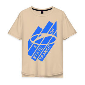 Мужская футболка хлопок Oversize с принтом A state of trance в Новосибирске, 100% хлопок | свободный крой, круглый ворот, “спинка” длиннее передней части | a state of trance | armin | armin van buuren | asot | армин