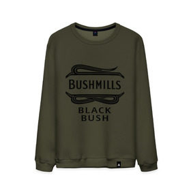 Мужской свитшот хлопок с принтом Bushmills black bush в Новосибирске, 100% хлопок |  | club | dj | бушмилс | виски | для барменов | клубные