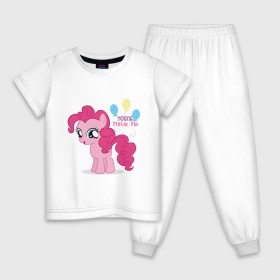 Детская пижама хлопок с принтом Young Pinkie Pie в Новосибирске, 100% хлопок |  брюки и футболка прямого кроя, без карманов, на брюках мягкая резинка на поясе и по низу штанин
 | pie | young | young pinkie pie | детские | мой маленький пони | пони