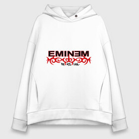 Женское худи Oversize хлопок с принтом Eminem узор в Новосибирске, френч-терри — 70% хлопок, 30% полиэстер. Мягкий теплый начес внутри —100% хлопок | боковые карманы, эластичные манжеты и нижняя кромка, капюшон на магнитной кнопке | eminem | зарубежный рэп | музыка | репчик | рэп | эминем