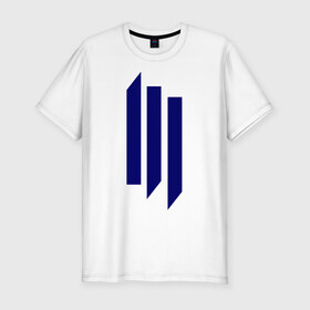Мужская футболка премиум с принтом The Skrillex в Новосибирске, 92% хлопок, 8% лайкра | приталенный силуэт, круглый вырез ворота, длина до линии бедра, короткий рукав | Тематика изображения на принте: 